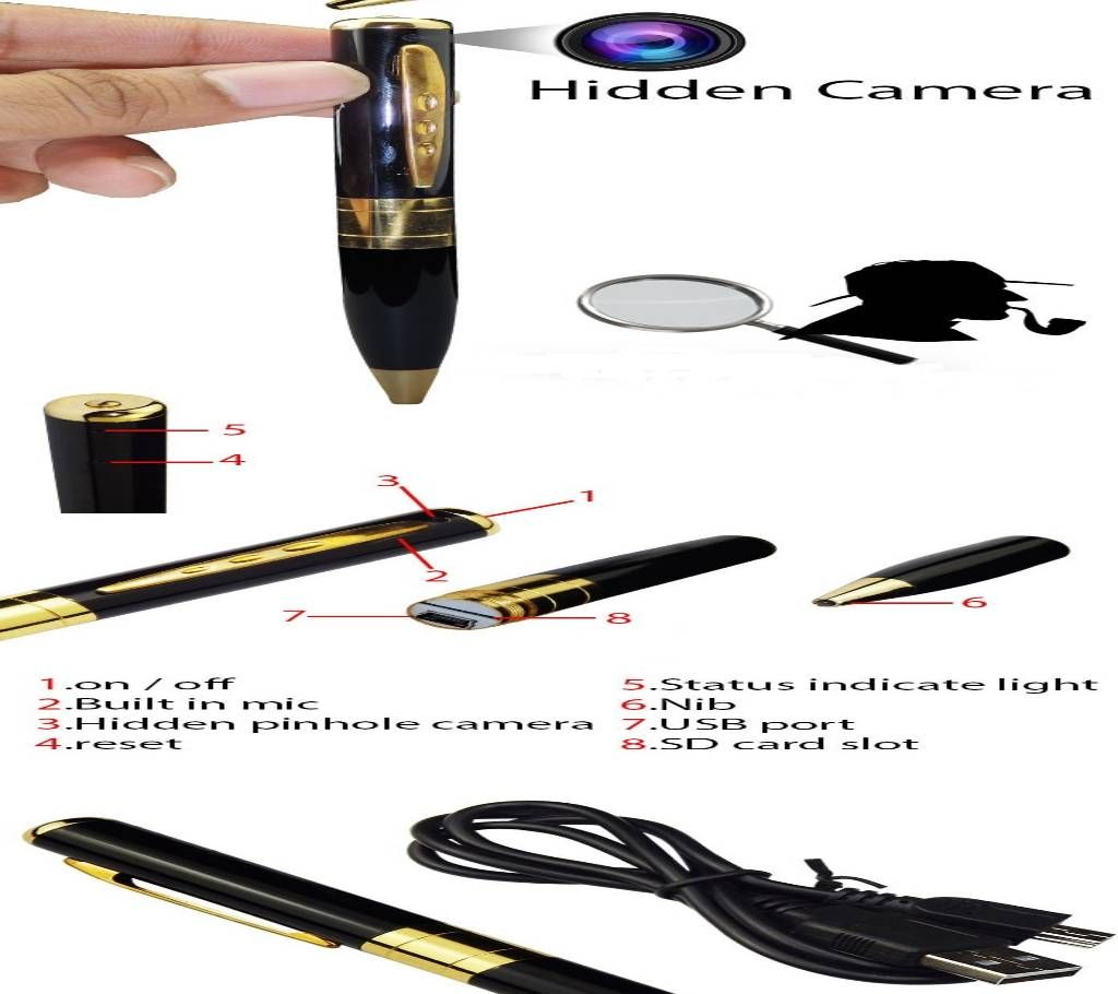 HD Pen spy Hidden Camera