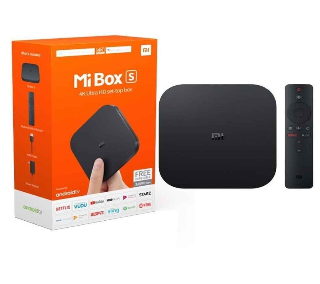 Xiaomi Mi TV Box S (Global Version) 4K HDR Android TV Box With Google Assistant Voice Remote