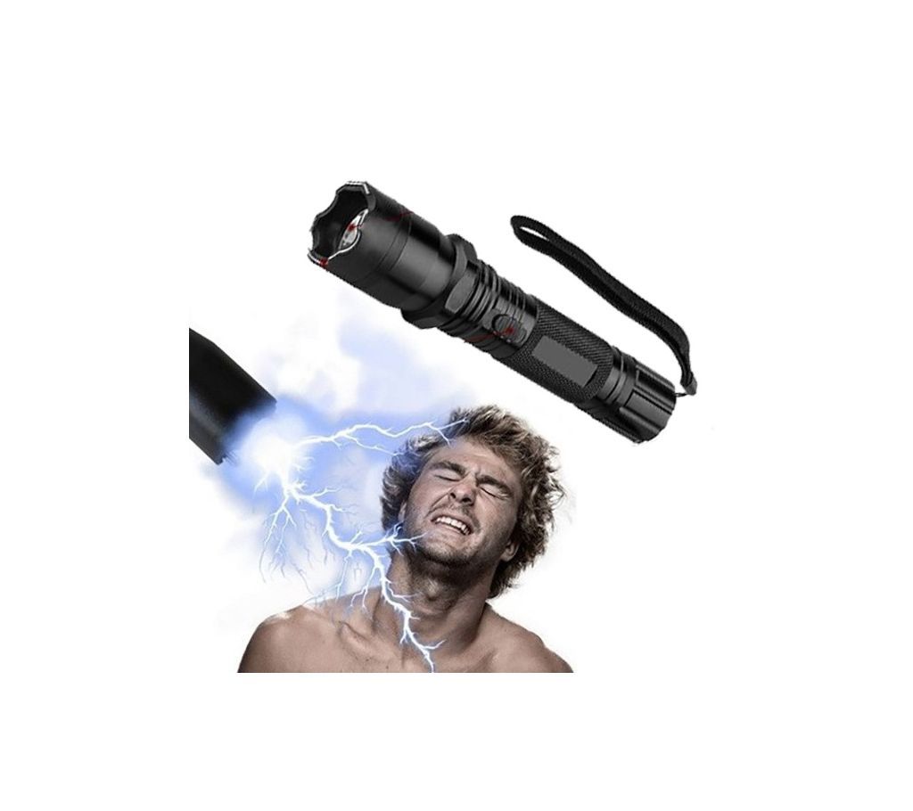Self Defense Electric Shock Stun Gun Torch Light