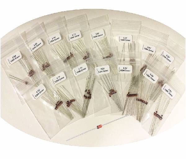 Zener Diode Pack ( 18 value , 180 pcs)