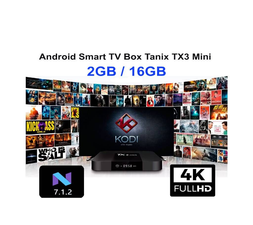 Android Smart TV Box Tanix TX3 Mini 2GB / 16GB