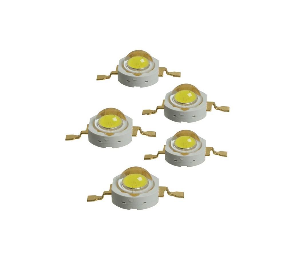3W High Power Ultra Bright White SMD LED (5 Piece )