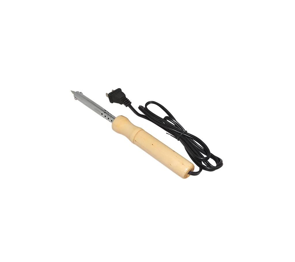 Electric Soldering Iron Wood Handle