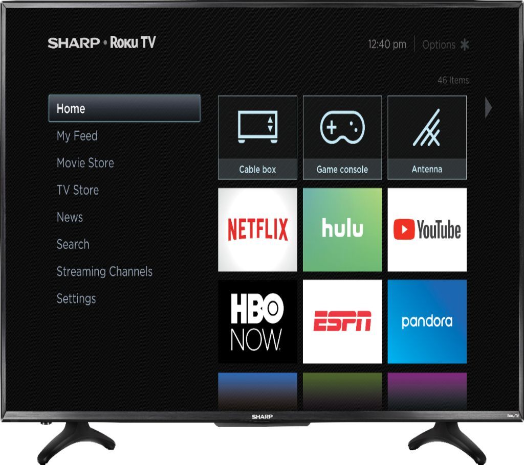 40 Inch Smart Tv With Soundbar Double Glass