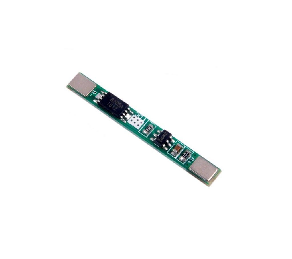 1S 3.7V 3A li-ion BMS PCM battery protection board