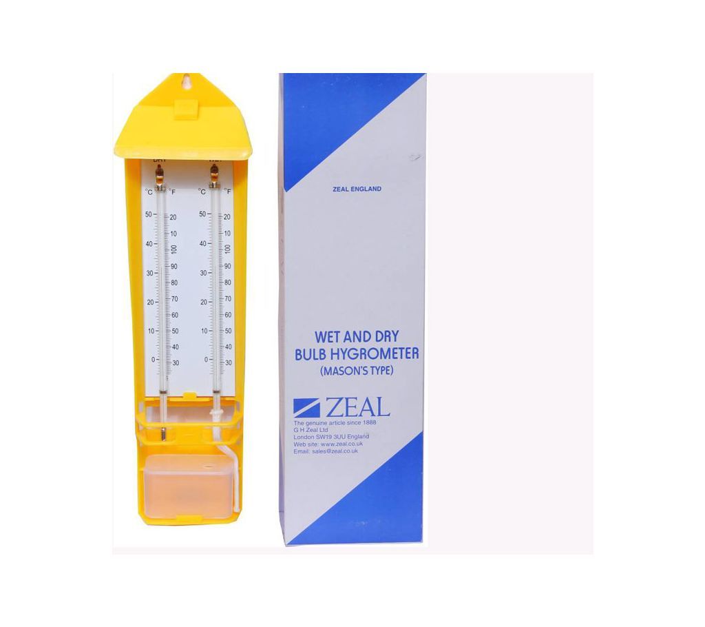WET AND DRY BULB HYGROMETER