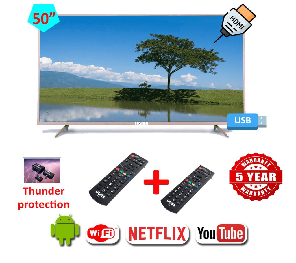 50" SMART LED TV (METAL)