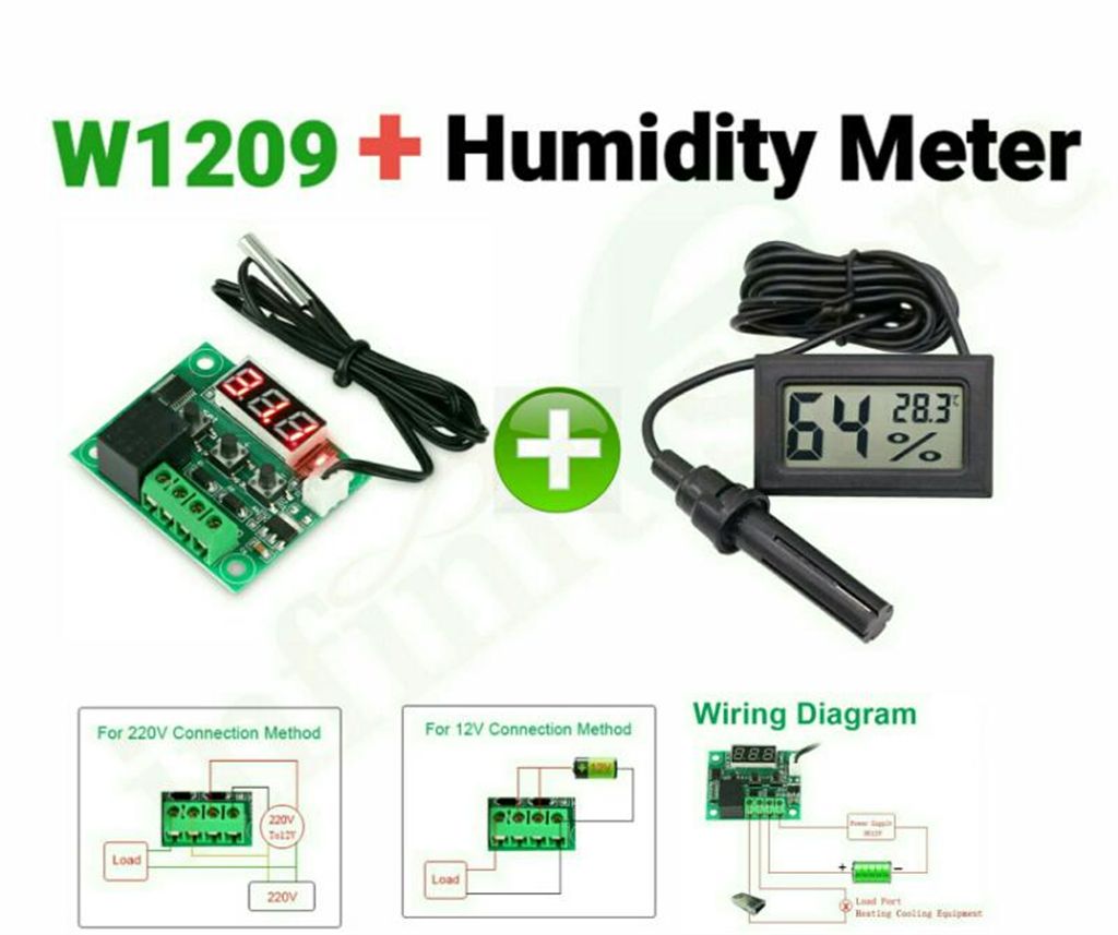 W1209 + Humidity Meter