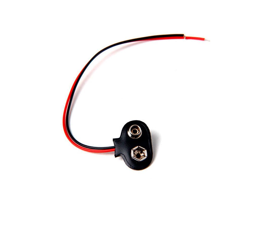 20 PCS 9V 9 Volt Battery Holder Clip Snap On Connector Diy Cable