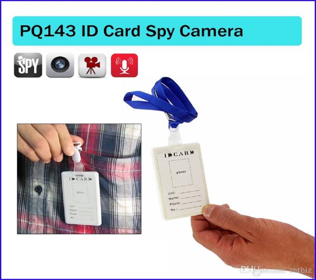 Hidden Spy Video Camera HD ID Card 8GB Memory