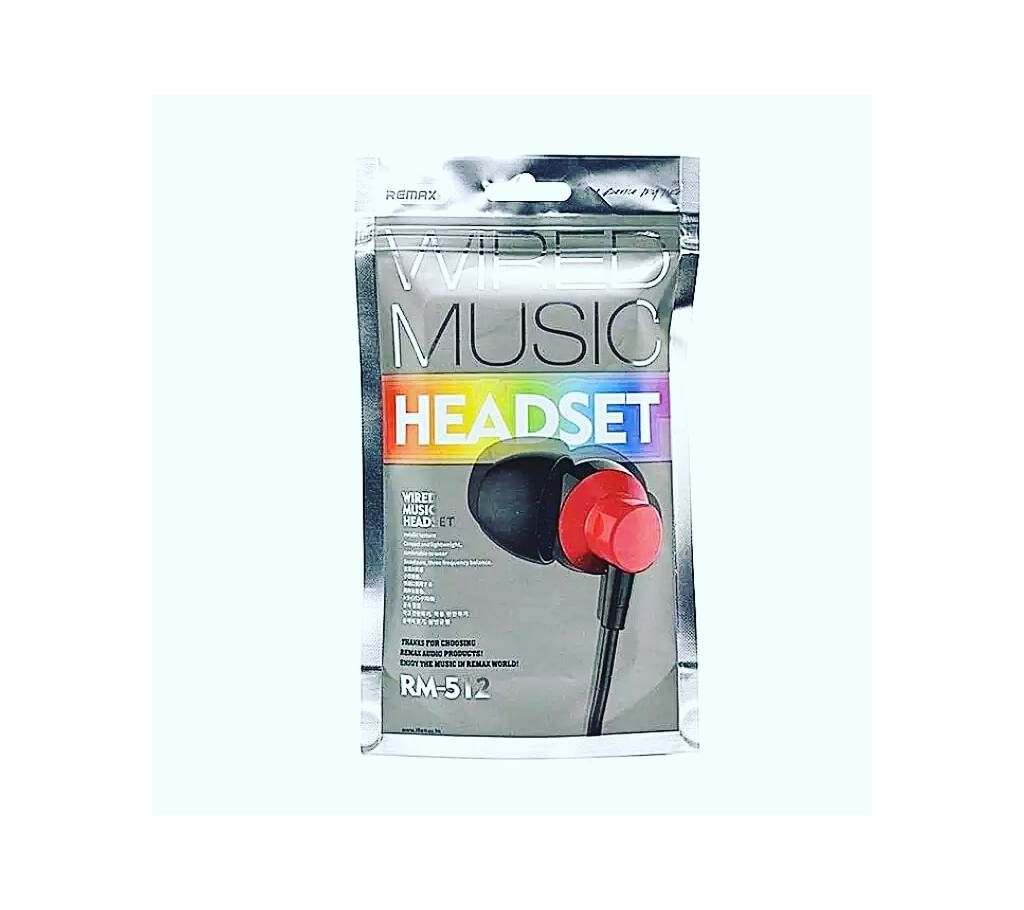 Remax wire Music Headset 