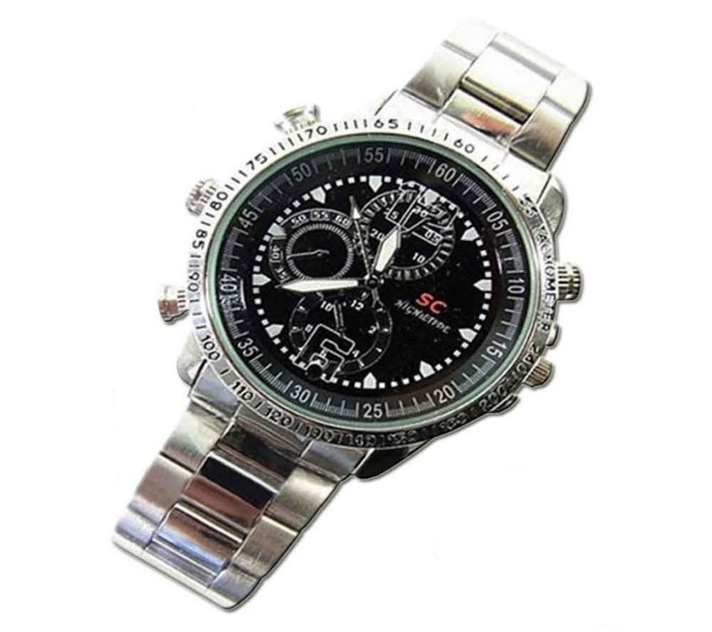HD Video Wrist Watch Camera 32GB - Silver