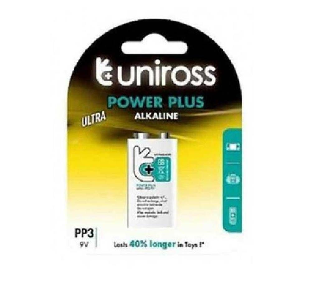Battery 9V Uniross Alkaline