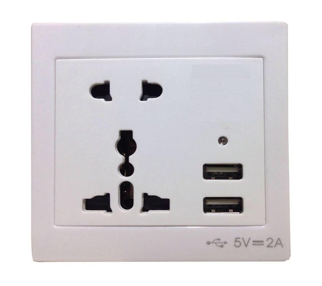 High Quality Universal Double USB Socket