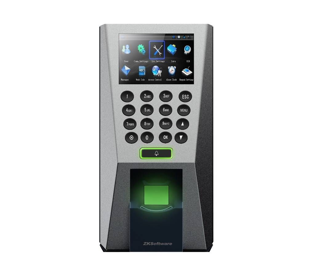 ZKTeco F18 Fingerprint Standalone Access Control and Time Attendance