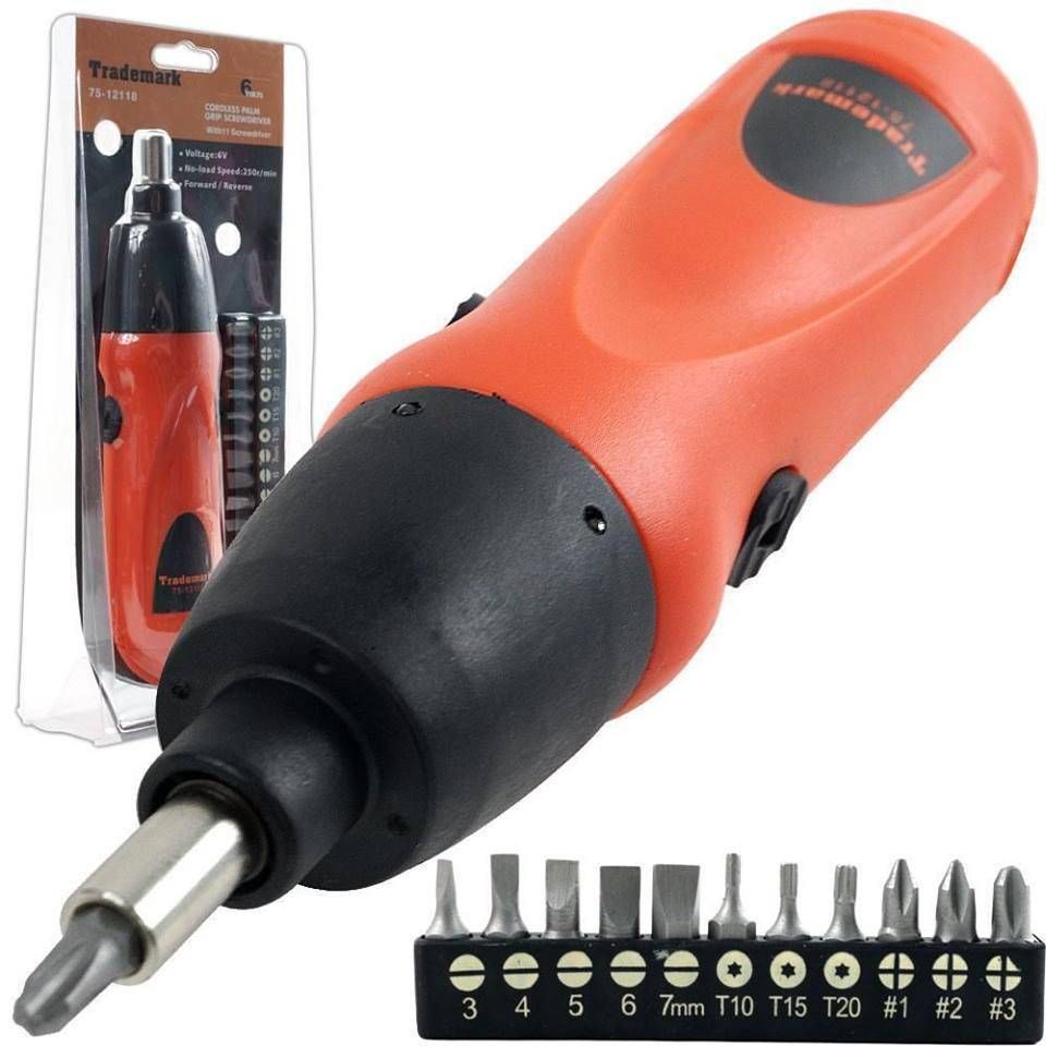 Stalwart Cordless Screwdriver with 11 Bit