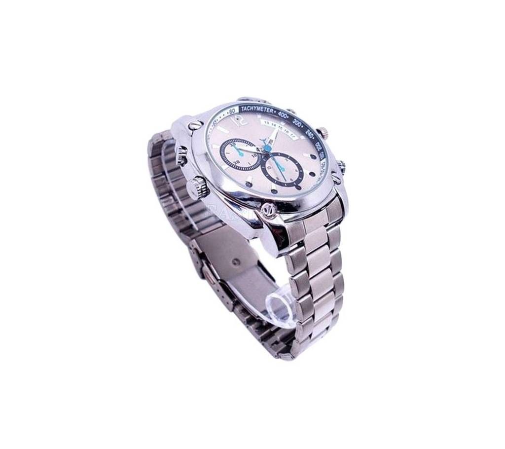 Full HD Night Vision Spy Video Camera Watch IR 1080P - Silver