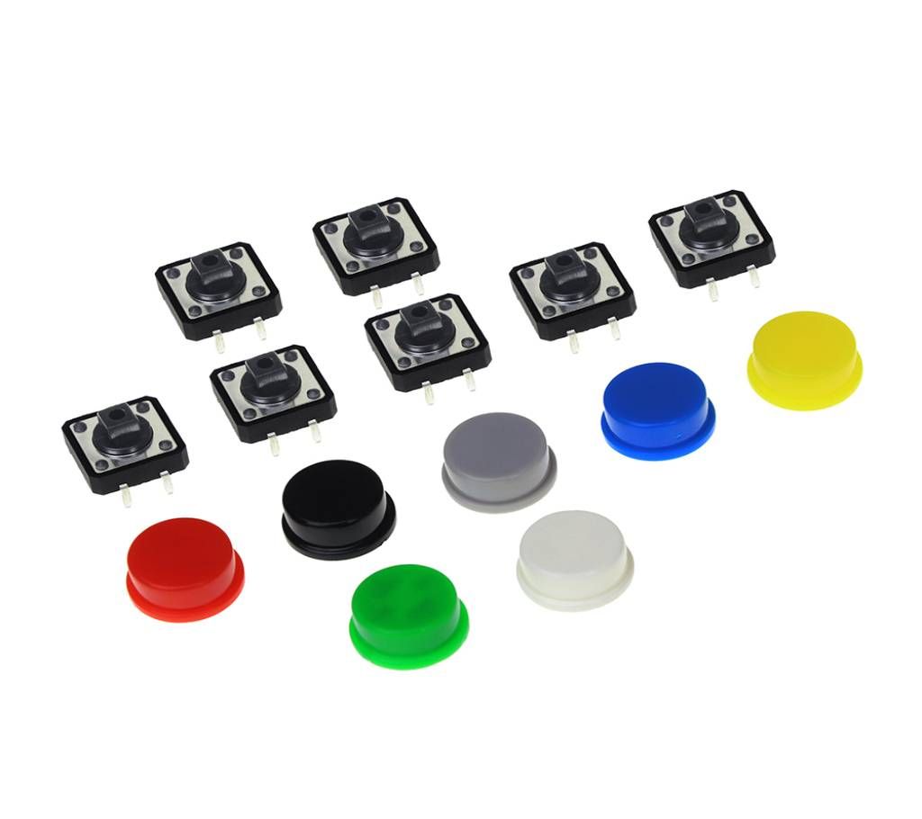 Electronics Tactile Push Button Switch Momentary - 5 pcs