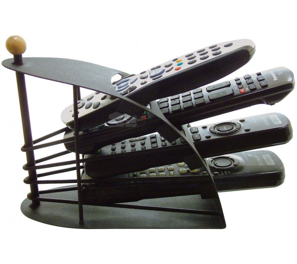 GOODLIFE VILLA Iron Metal Multi Remote Control Stand,Remote Stand Holder,Remote Holder for Home,tv Remote Holder Stand