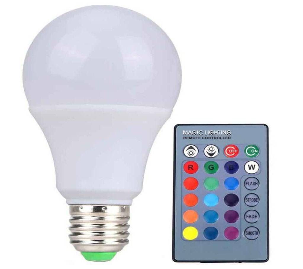 16 Color LED Remote Lamp/Bulb (5 Watt)
