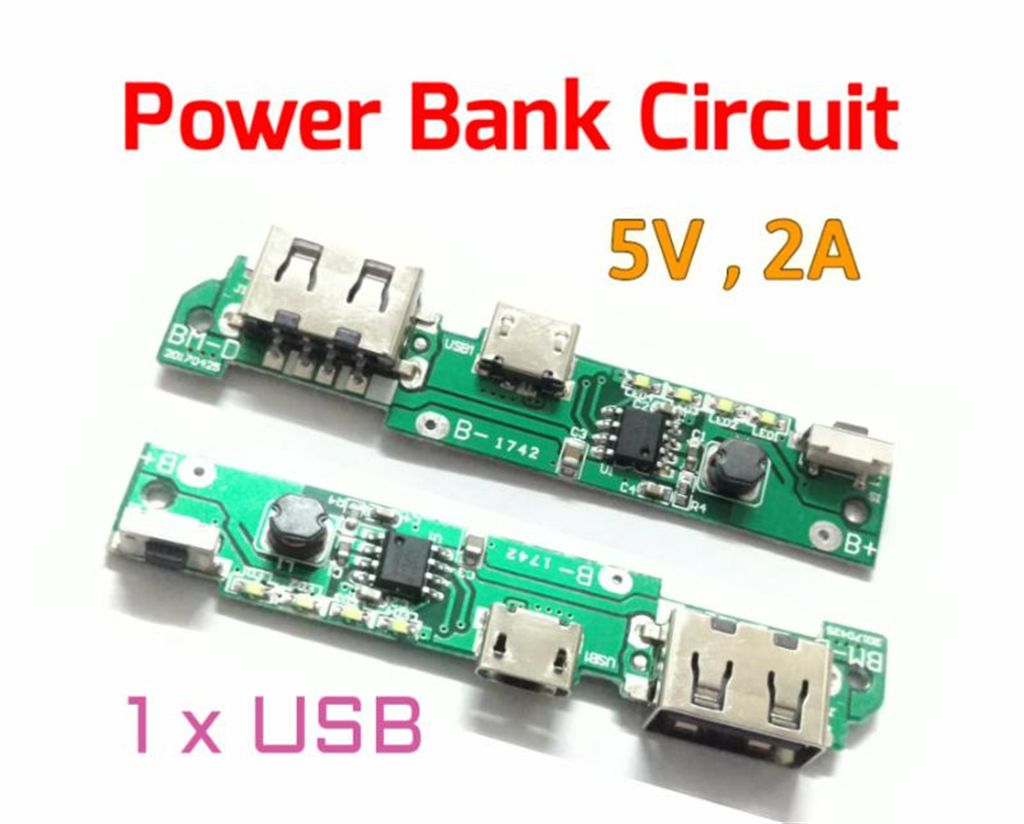 Power Bank Circuit 5V 1.5A 