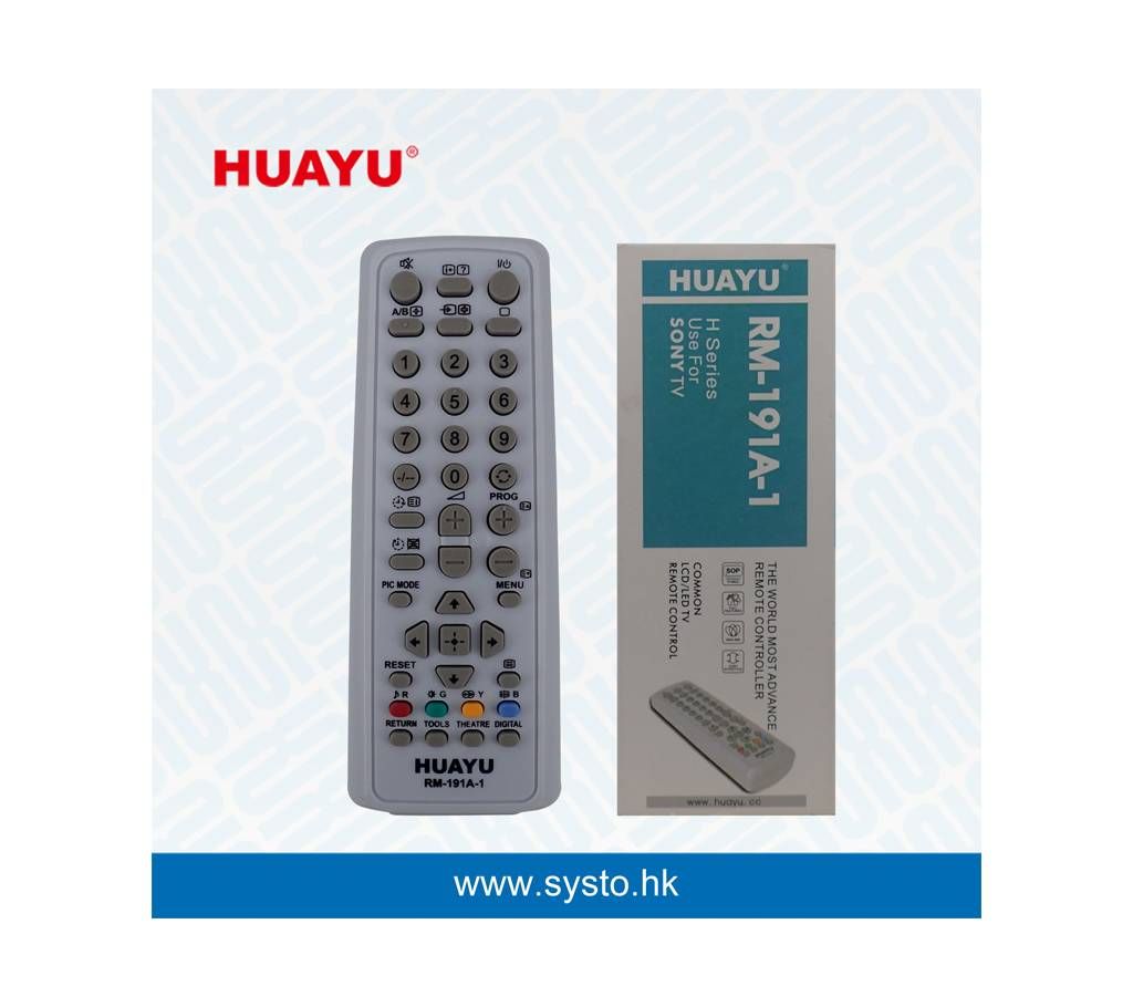 sony tv remote control system