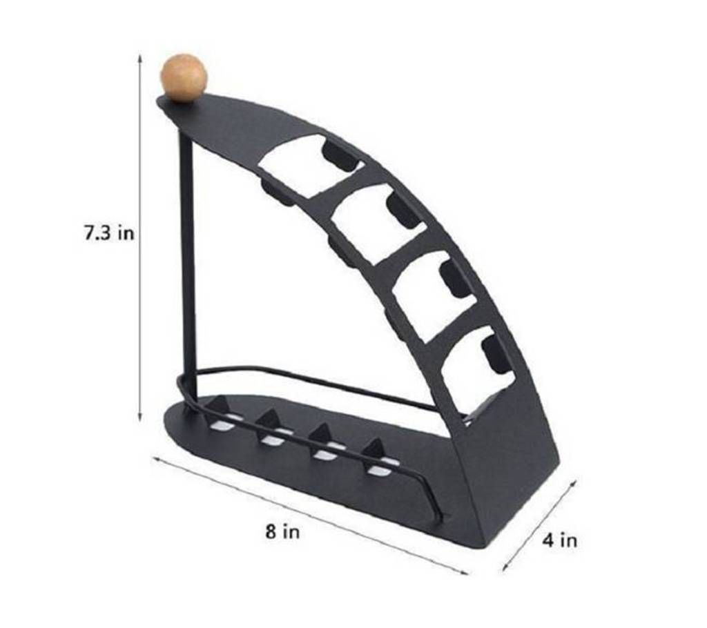 Remote Control Organizer Holder - Black