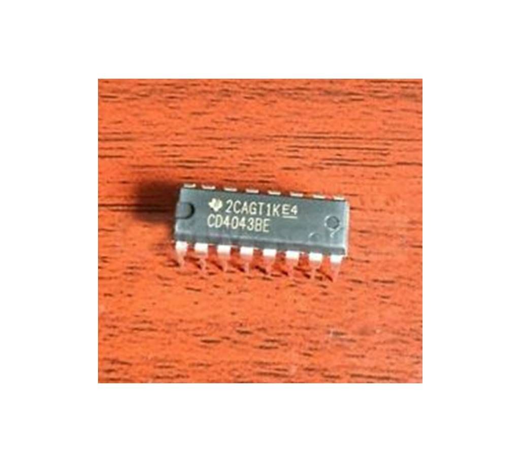 IC 4043 NOR gate R/S latch