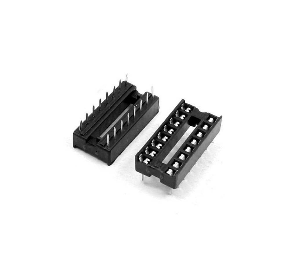 16 Pin IC Base Socket (2 Piece)