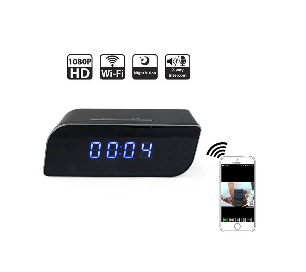Digital Clock with Spy Camera (Wi-Fi)