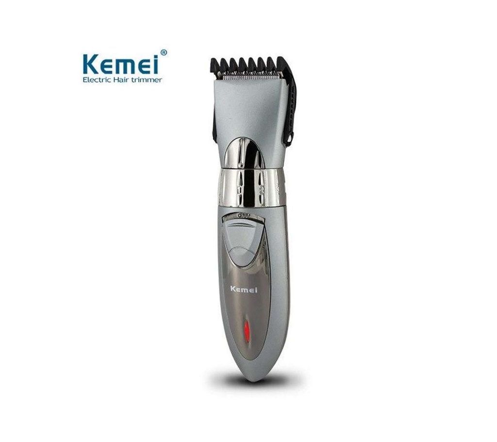 KM-605 Rechargeable Trimmer - Silver