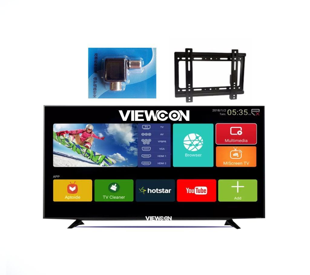 32 VIEWCON Double Glass HD LED TV
