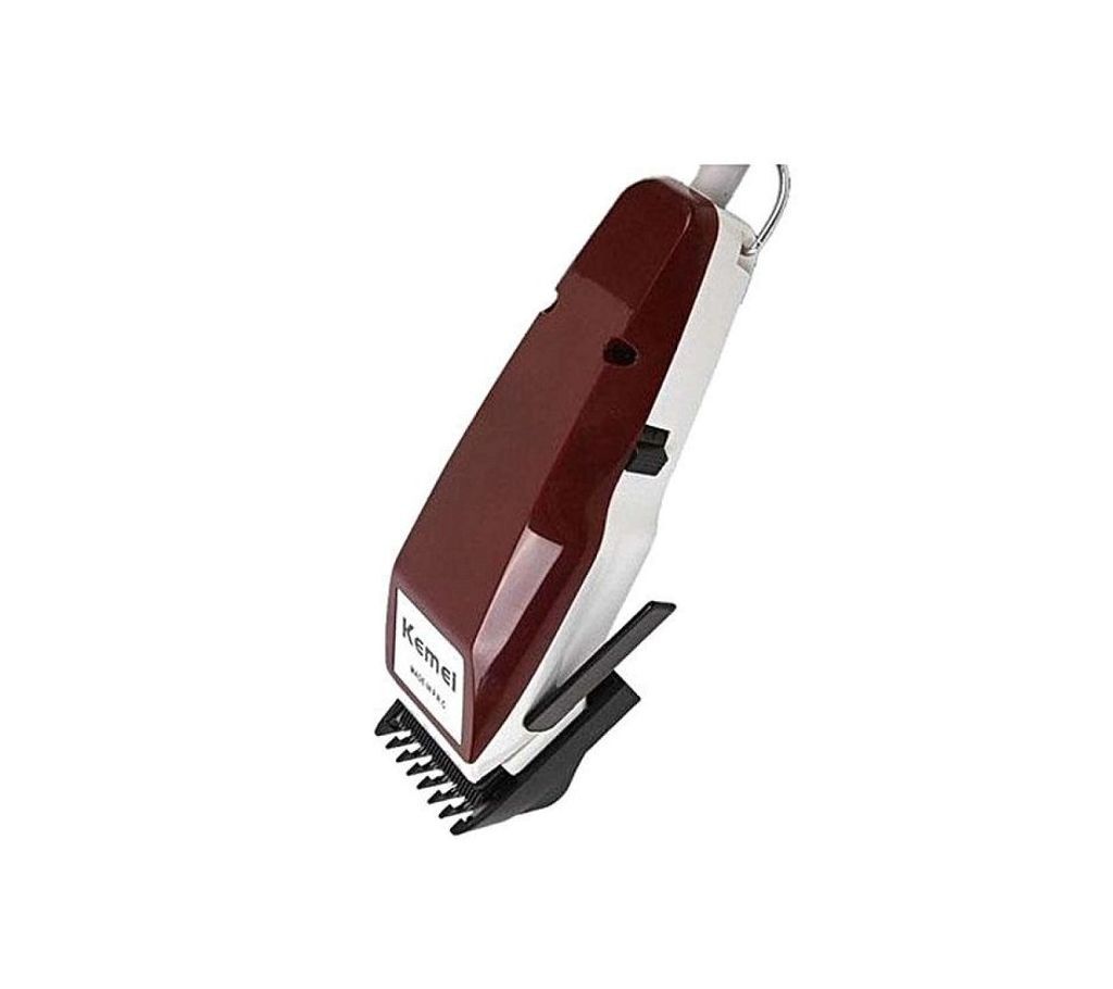 KM-1400 Professional Electric Hair Clipper - Maroon