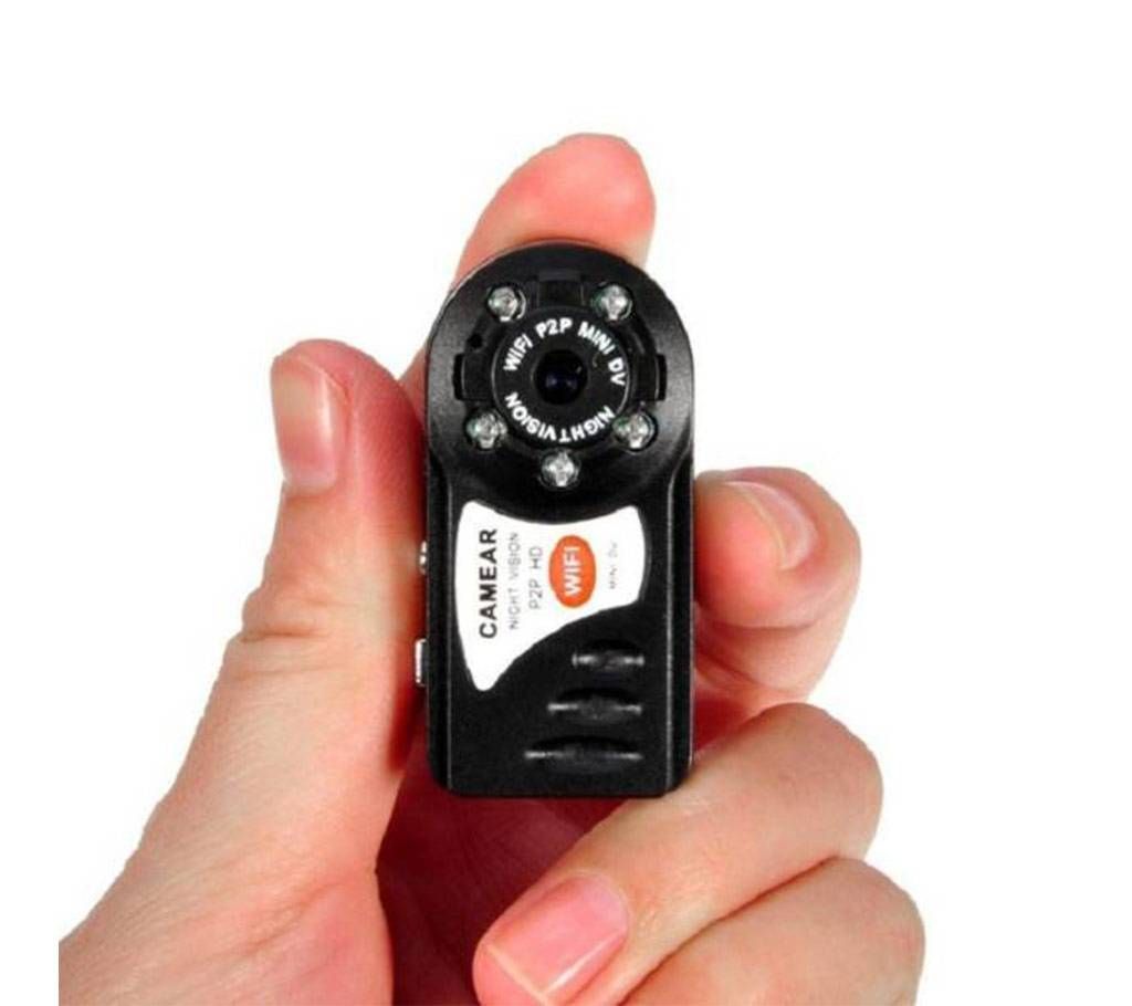 Q7 Wifi Camera HD Night Vision - Black