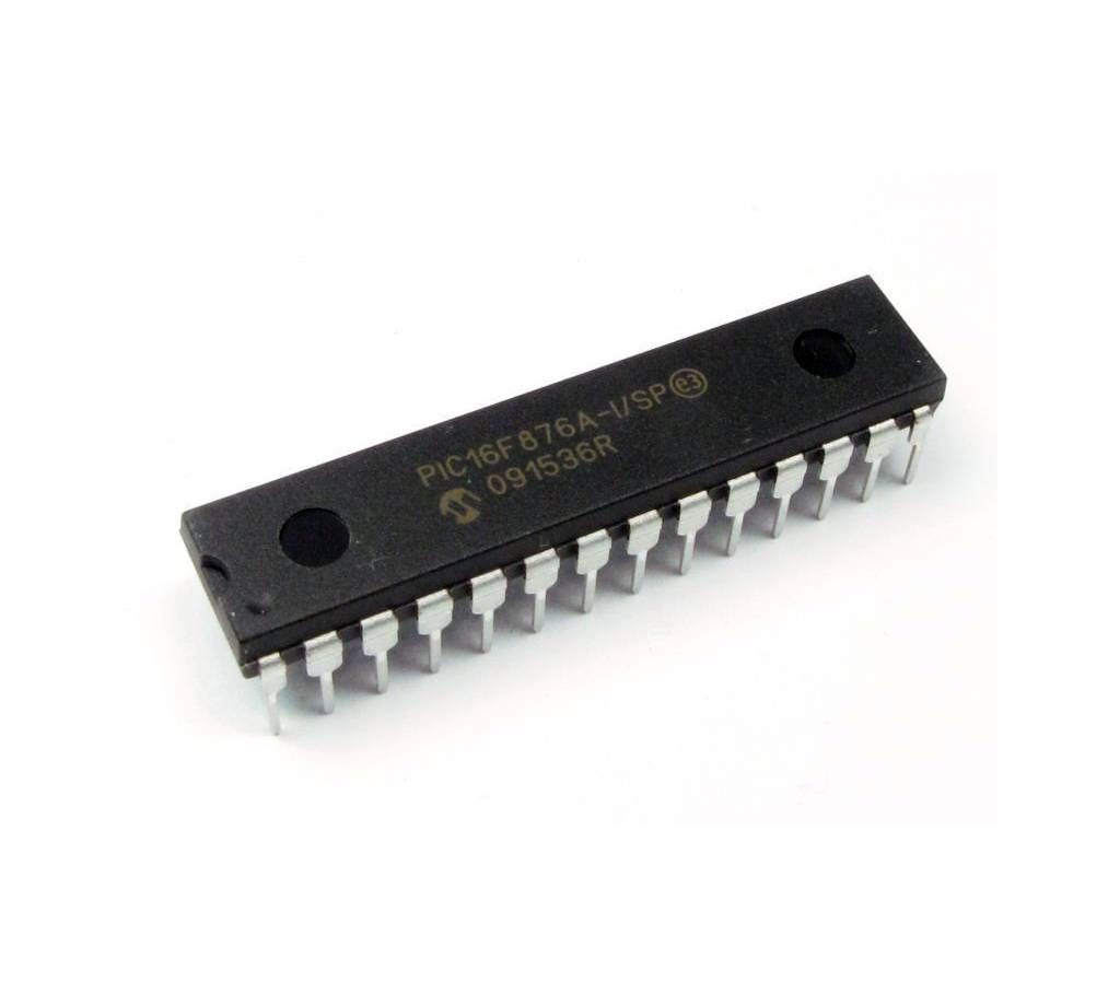 28 pin PIC16F876 Microcontroller