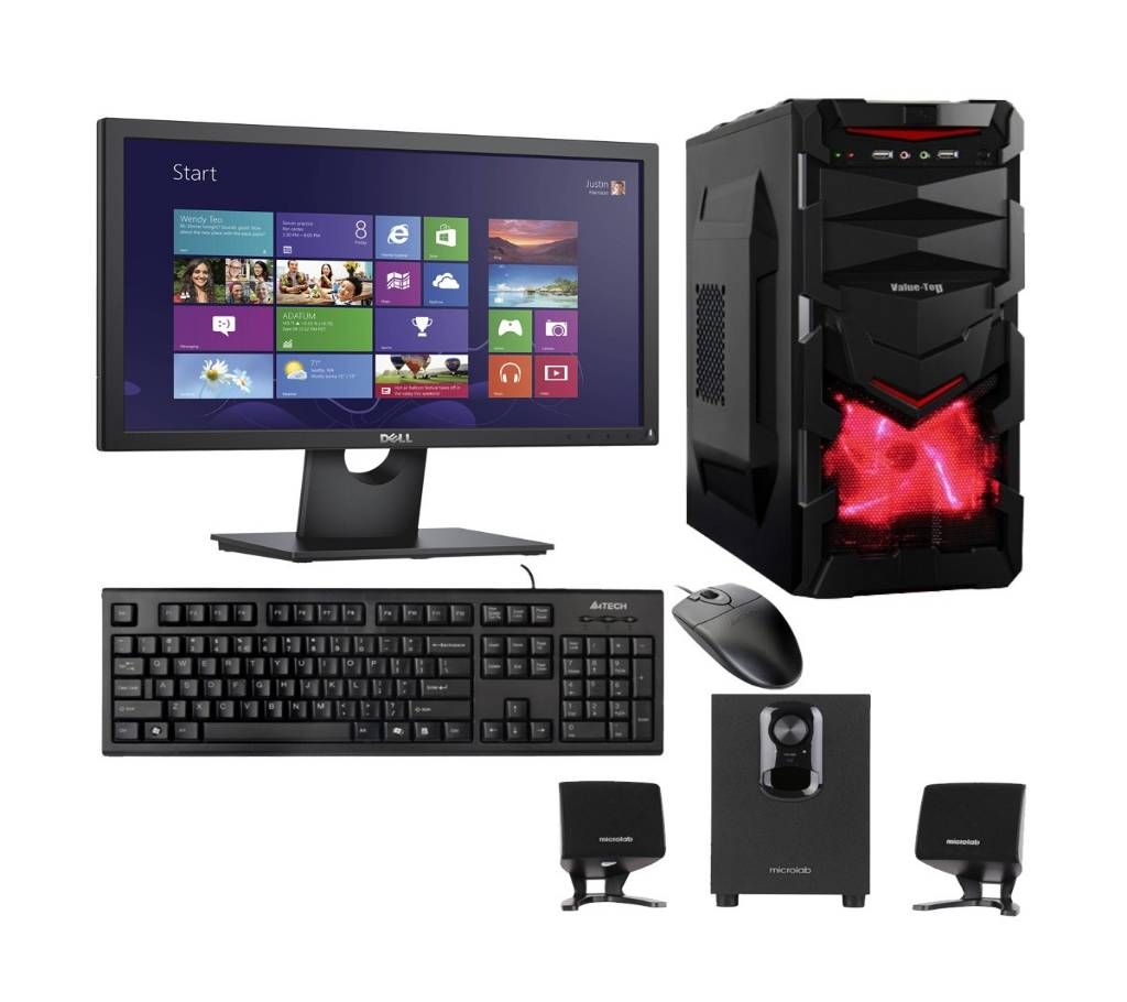 Desktop Intel Dual Core RAM 8GB 1000GB Monitor 19