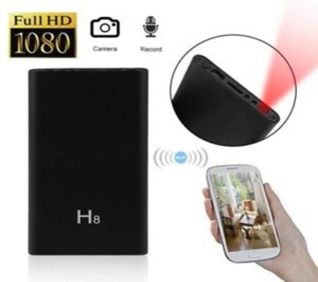 HD 1080P WiFi IP P2P Spy Night Vision Video Camera With Power Bank