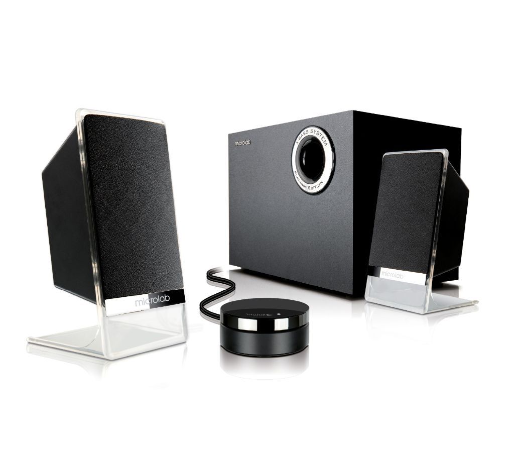 Microlab 2:1 Multimedia Speaker M 200 Platinum
