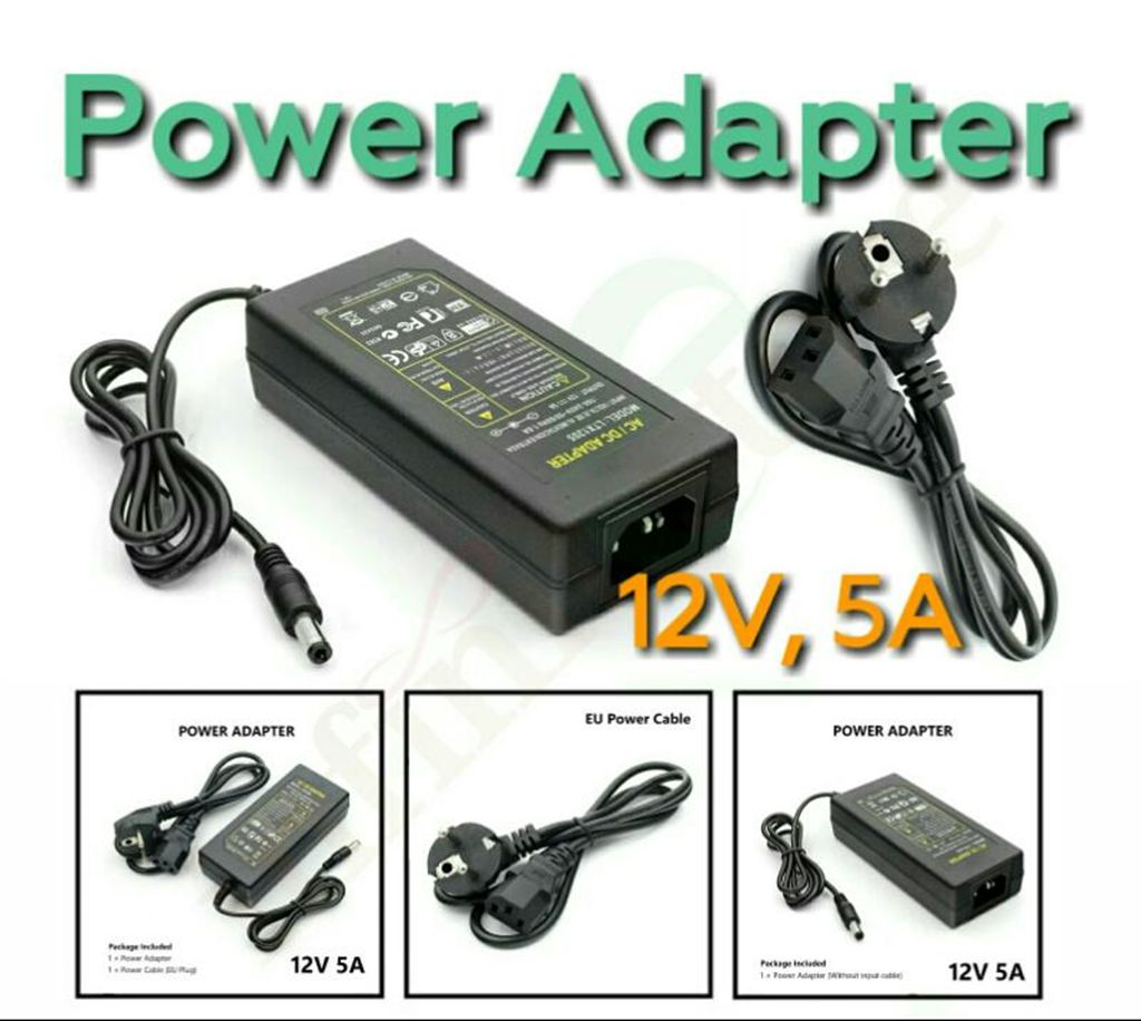 Power Adapter 12V 5A