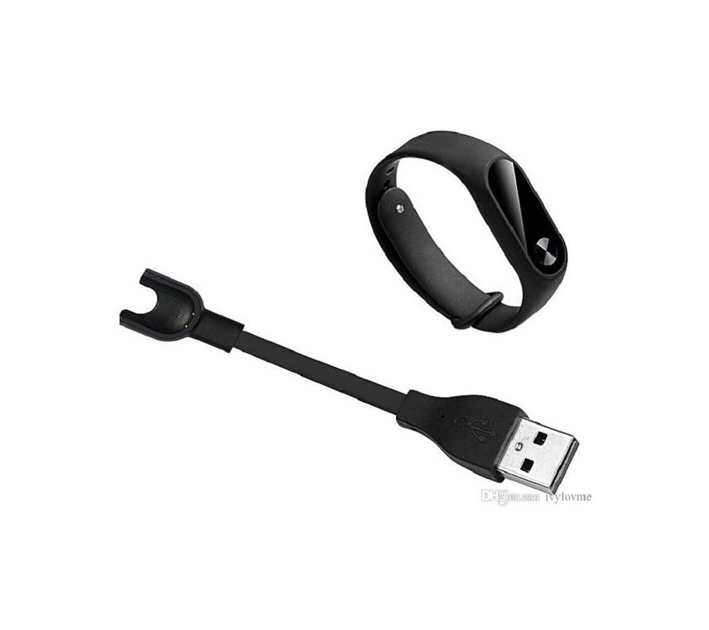 Xiaomi Mi Band 2 Charger Cord Replacement USB Charging Cable Adapter - Black