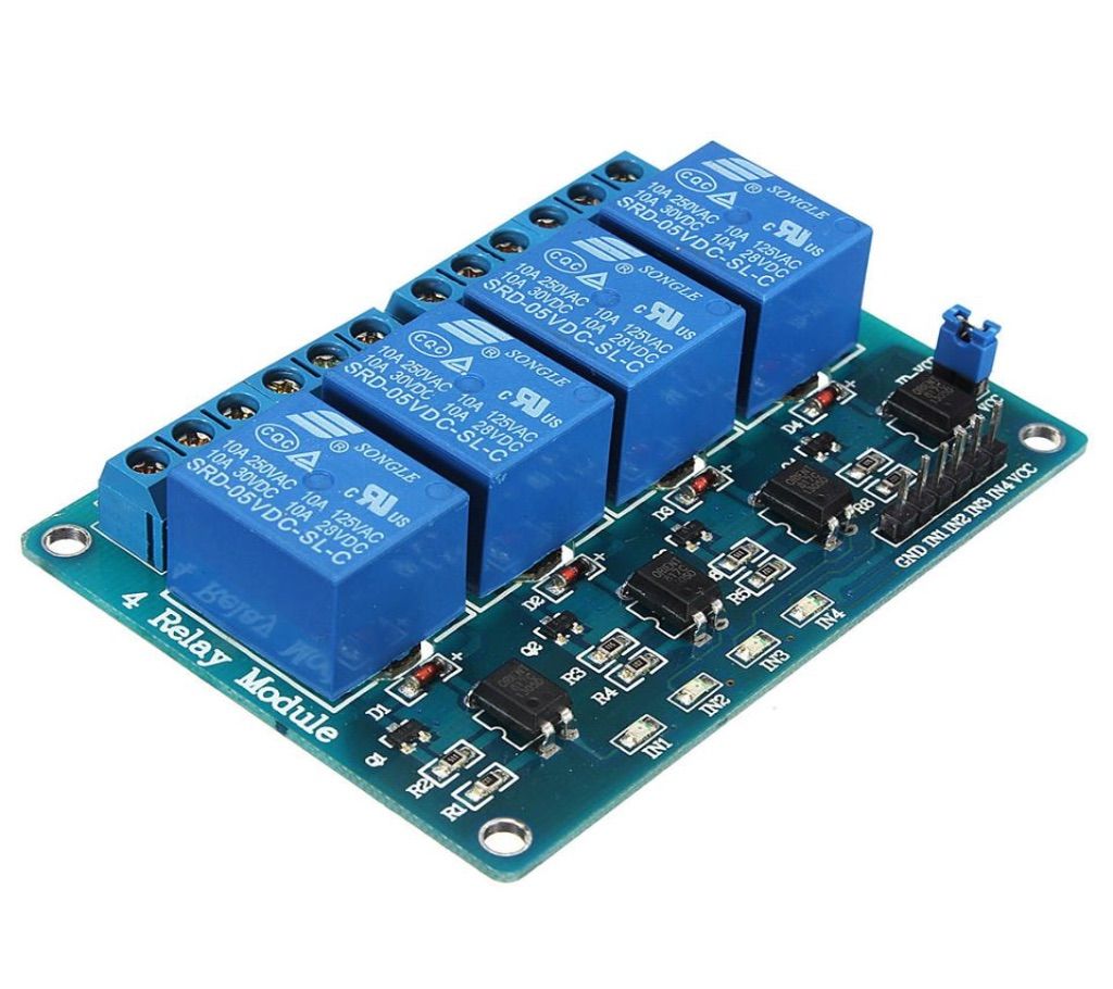5V 4-Channel Relay Module Shield for Arduino