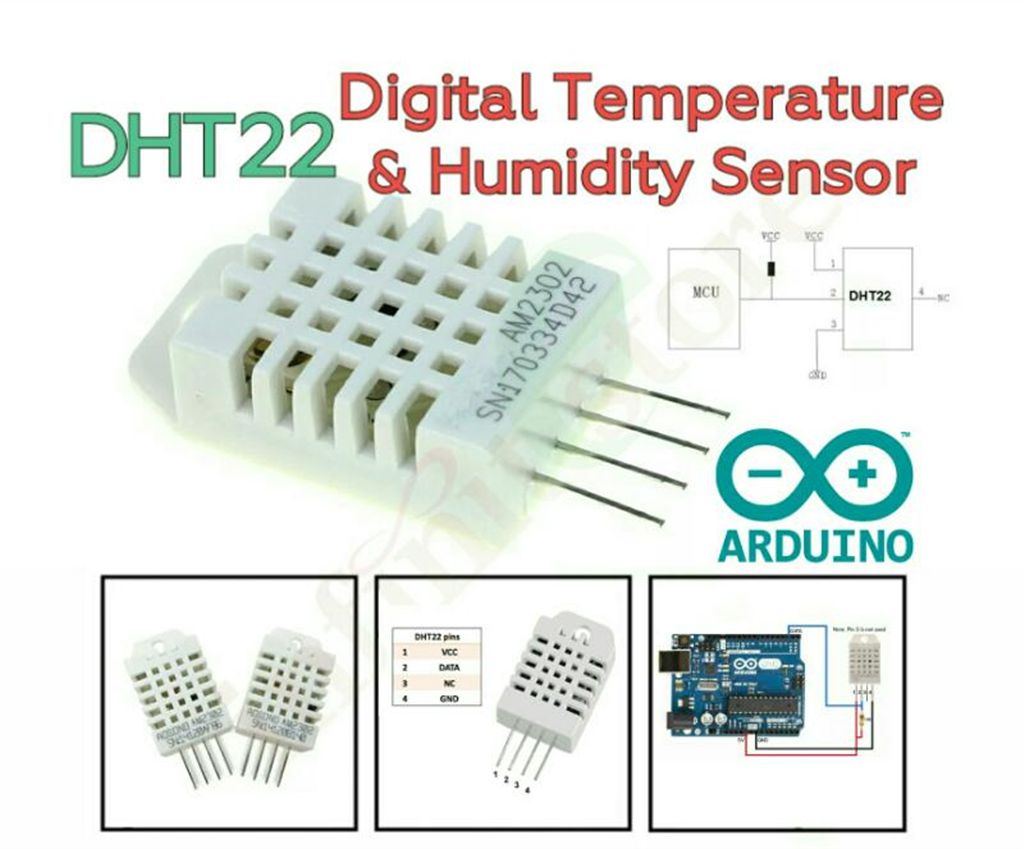 DHT22 Digital TH Sensor for Arduino
