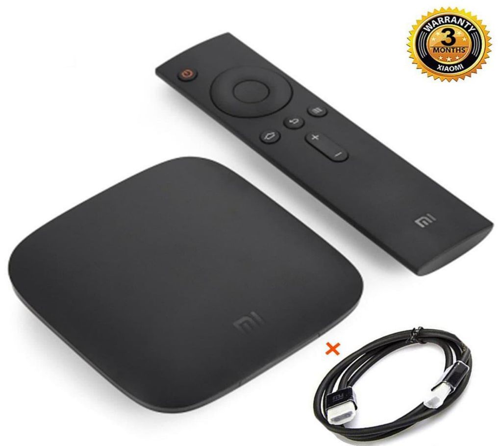 Mi TV Box 4K (Global Version) Make your TV Smart Internet TV -Black