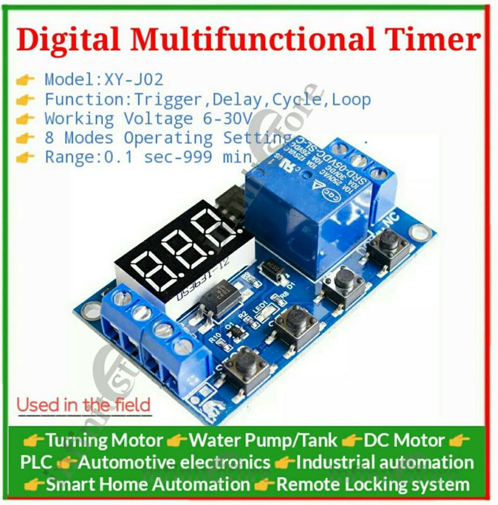 XY-J02 Multifunctional Delay Timer