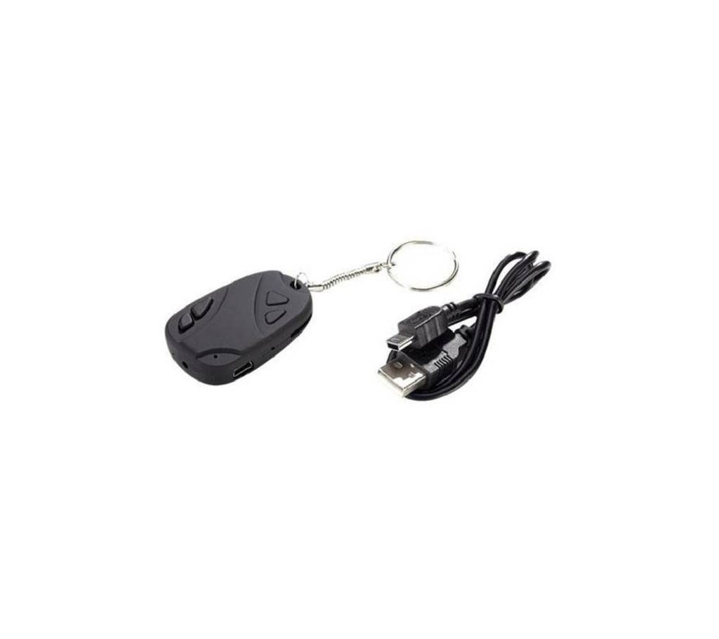 Spy Keyring Full HD Hidden Camera - Black