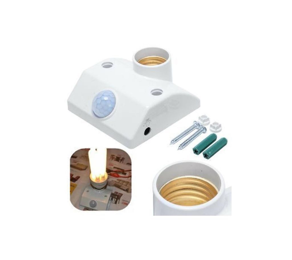 Motion sensor lamp holder  