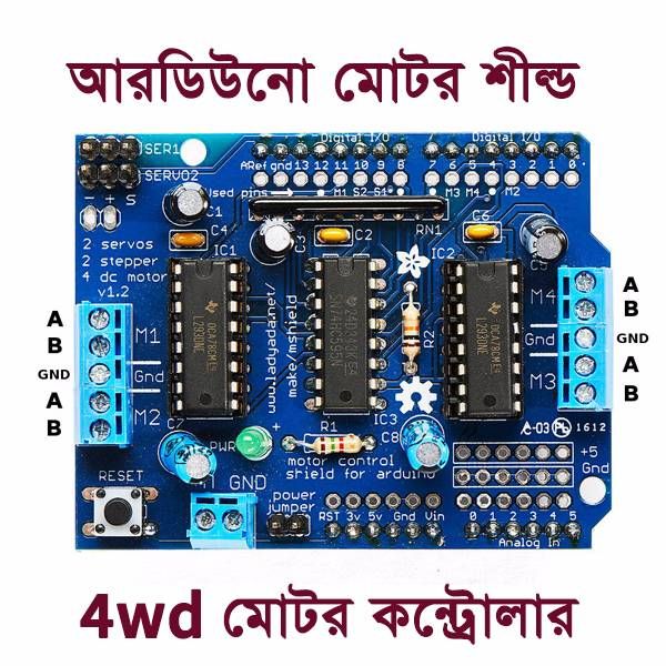 4WD arduino Motor Shield