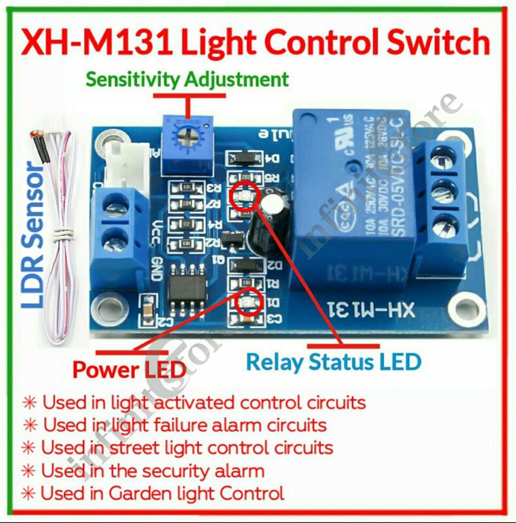 XH-M131 Light Control Switch