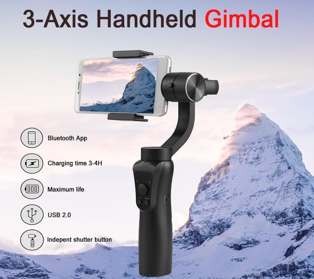 S5 - 3 Axis Handheld Smartphone Gimbal Stabilizer for Mobile Phone