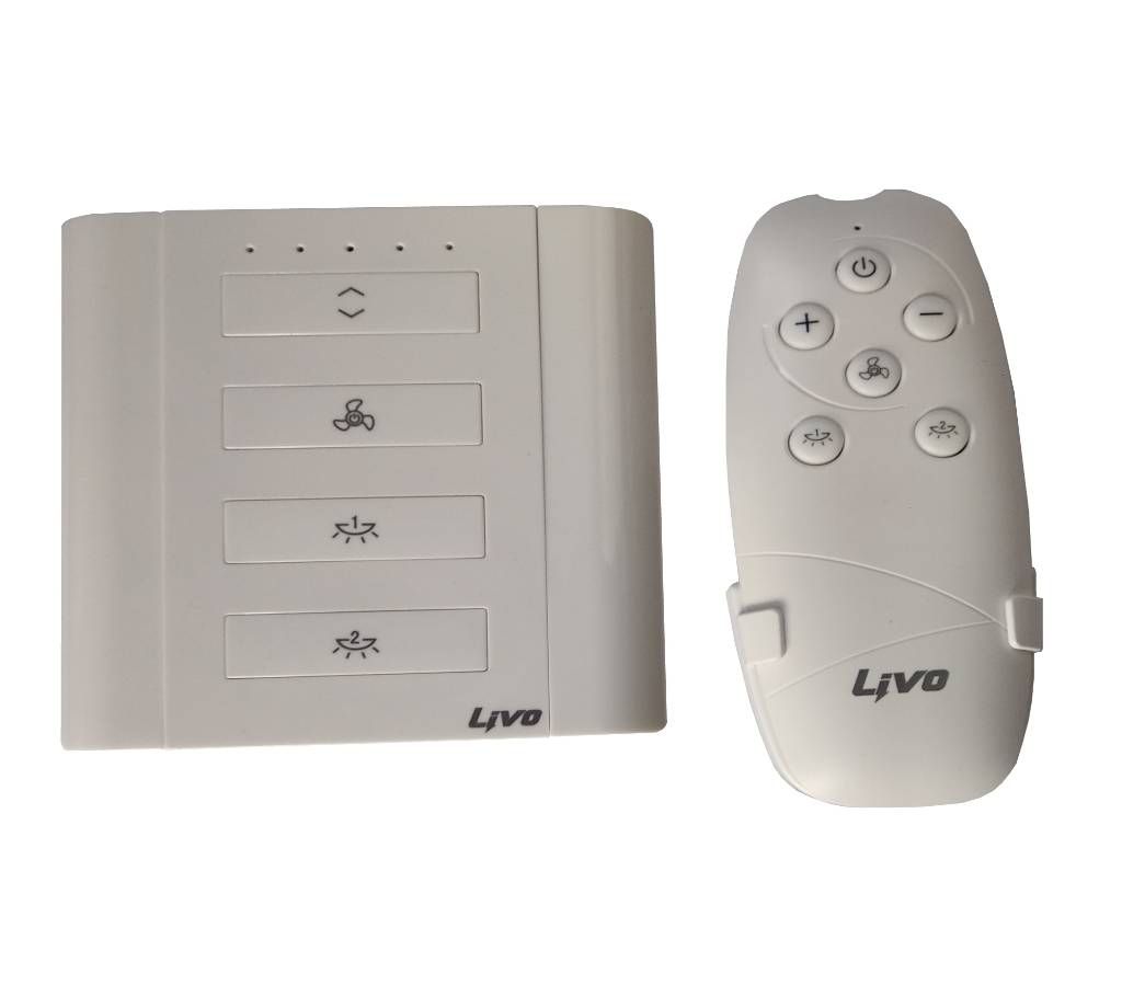 Remote Control Switch 2 Lights & 1 Fan with Speed Regulation